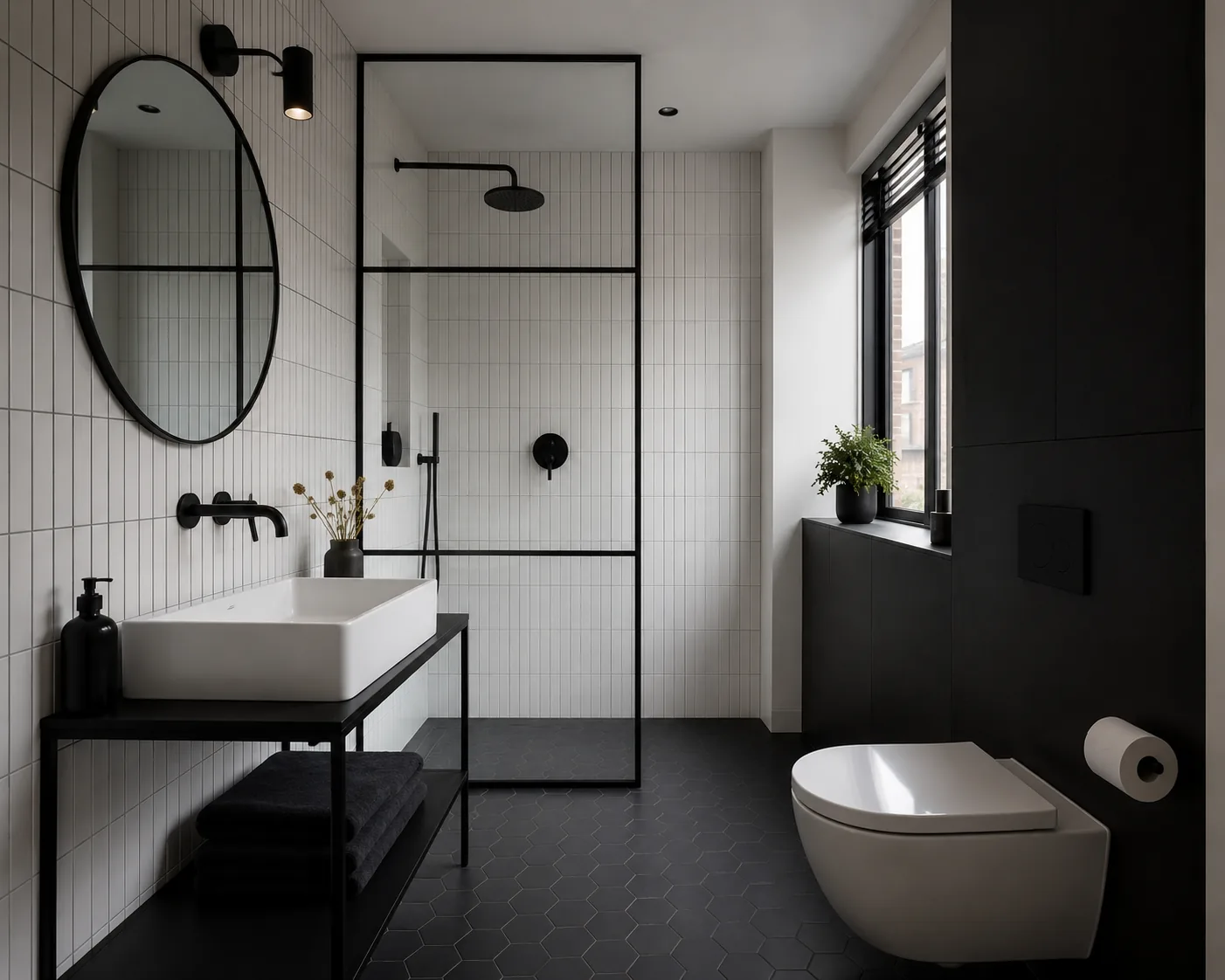 Afgeronde badkamer renovatie met modern sanitair