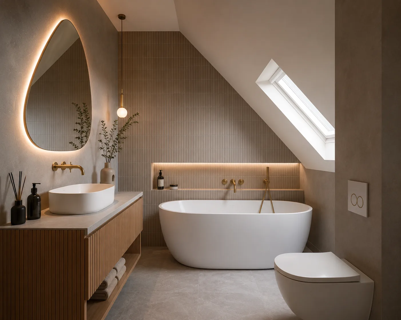Afgeronde badkamer renovatie